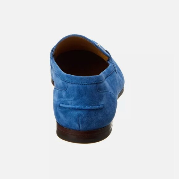 Gucci Jordaan Suede Loafer Men\'s Blue 10.5 main image 3
